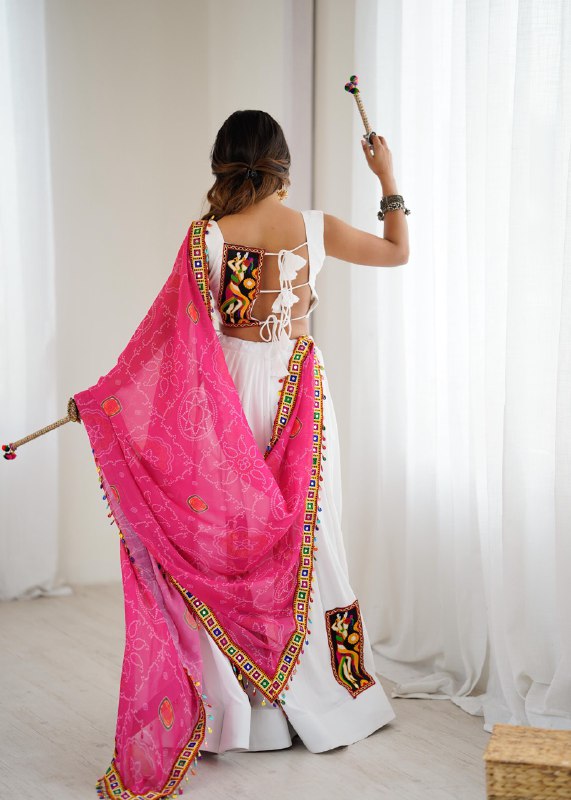 Designer Heavy Rayon Lehenga Choli with Dupatta - Image 6