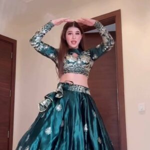Jimi Choo Heavy Boutique Lehenga with Choli & Dupatta