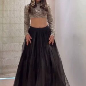 Premium Tabby Organza Designer Lehenga Choli Set